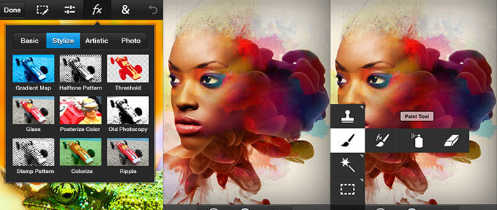 Adobe выпустила Photoshop Touch для смартфонов