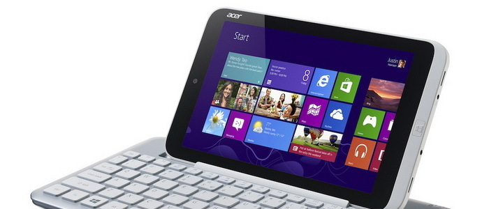 Acer представила 8-дюймовый планшет на Windows 8