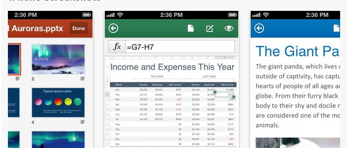 Microsoft выпустила бесплатный Office для iOS