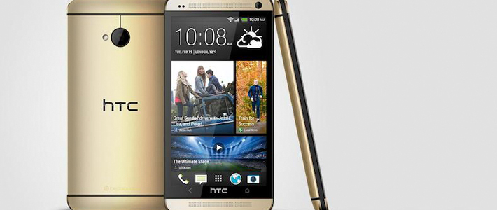 «Золотой» HTC One обойдется в 650 евро