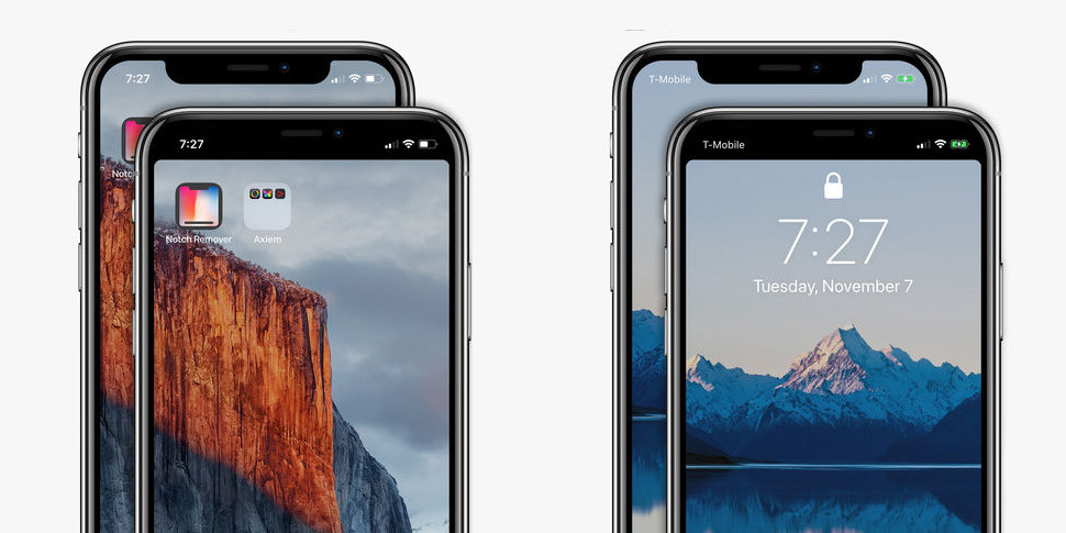 Появилось приложение, лишающее iPhone X «недостатка» — «козырька» вверху